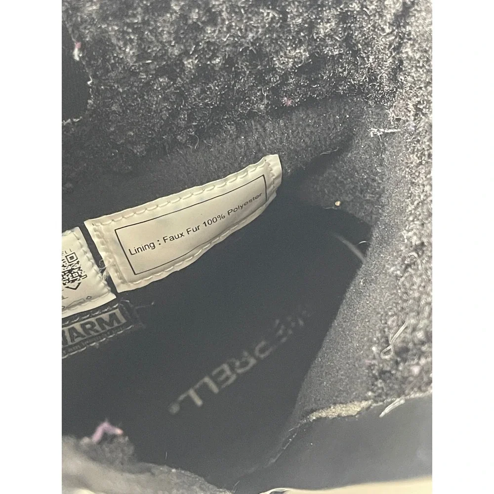 Merrell Encore 4 Tall Polar Waterproof Leather Winter Boots Womens 9.5 Black Zip